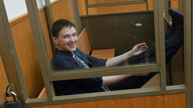 Ukrainian pilot Savchenko gets 22 years in Russian prison, sings through reading of final verdict