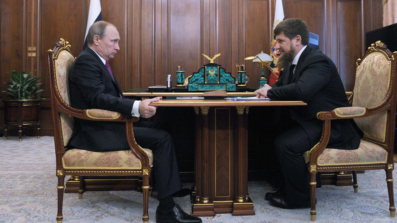 Putin backs Kadyrov to stay on as Chechen leader