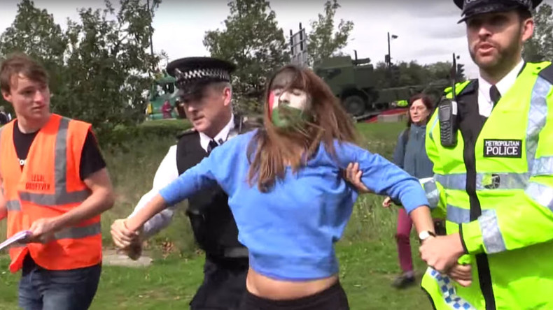 Activists were preventing war crimes by blockading world’s biggest arms fair – judge