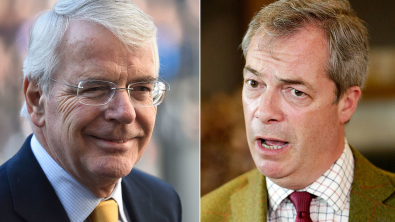 EU referendum: Farage warns on mass immigration, Major suggests Brexiteers go to N. Korea