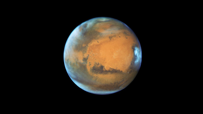 Hubble telescope captures Mars image on eve of opposition phenomenon