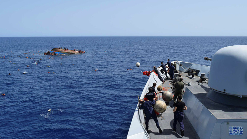 ‘Shockingly large’ number of refugees in Med pushes German Navy to limits – report