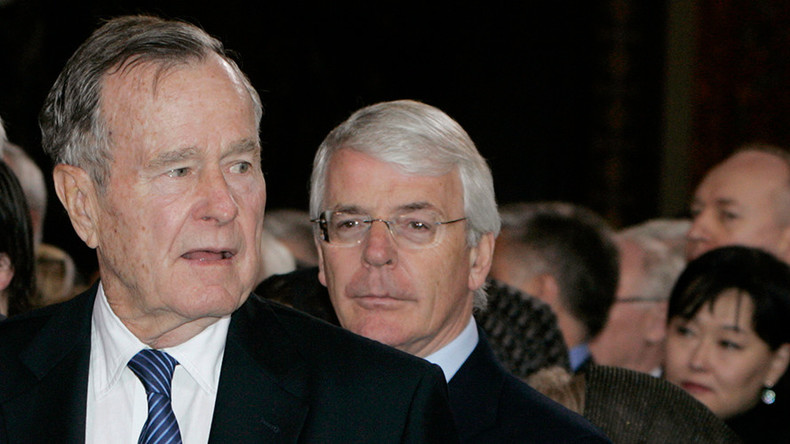 ‘I sent you a love letter’: British PM Major & Bush Sr shared affectionate ‘special relationship’