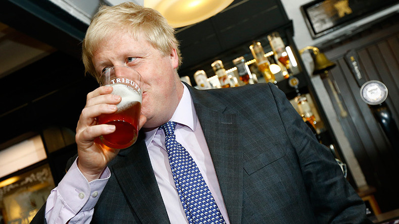 Boris Johnson Enjoying Some Freedom