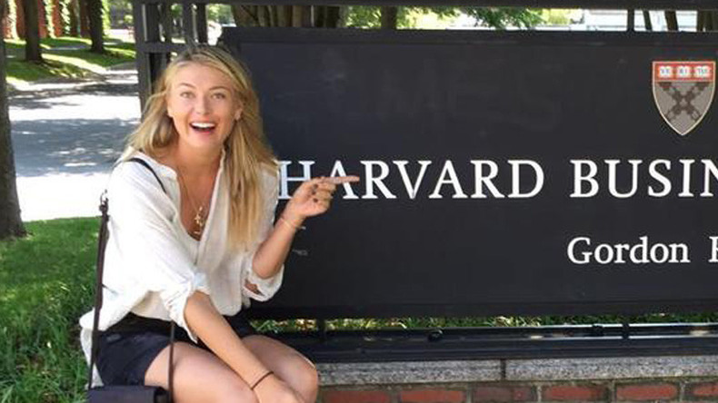 Maria Sharapova enrolls at Harvard