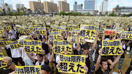 One of biggest protests in 2 decades: Over 50,000 Okinawans gather for anti-US military rally