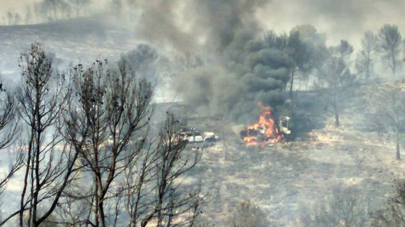 Wildfires devastate part of southern Spain (VIDEO,PHOTOS)