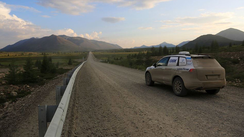 German team drives VW Touareg 15,000km from Magadan to Lisbon in record 154 hours