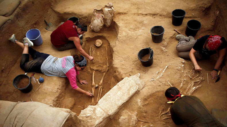 Image result for Excavation of the Philistine cemetery at Ashkelon