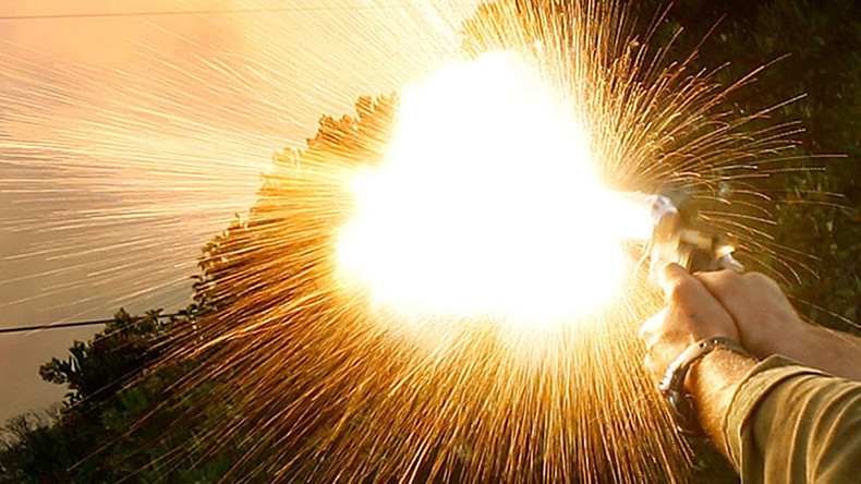 Soldiers accidentally set fire to officers’ mess with stray flare during kayak duel
