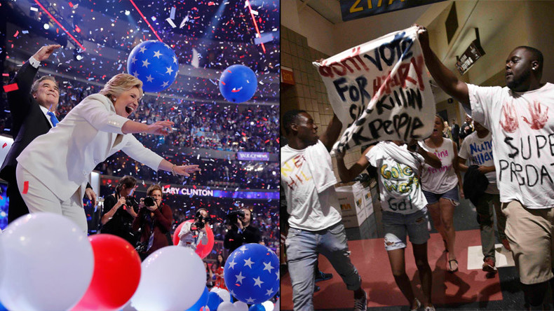 Democrats nominate Hillary Clinton for president amid convention protests