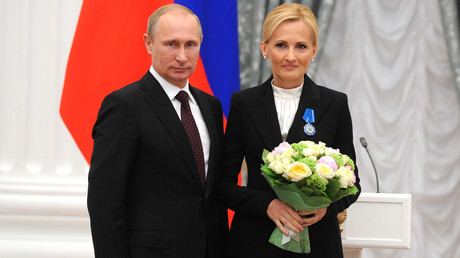 Russian President Vladimir Putin and Irina Yarovaya, Chairperson of the State Duma Committee on Security and Countering Corruption © Michael Klimentyev