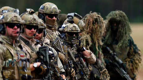   PHOTO Members of the Special Commando Unit of Poland, Lubliniec, participate in 