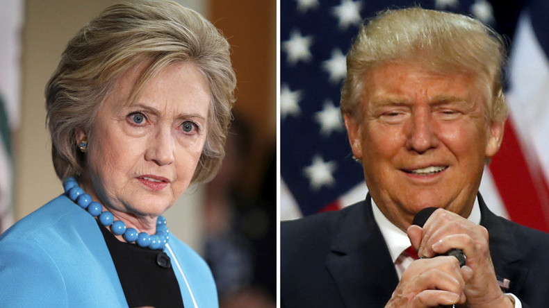 Pocket constitutions and animal rights: Protests disrupt dueling Trump & Clinton rallies