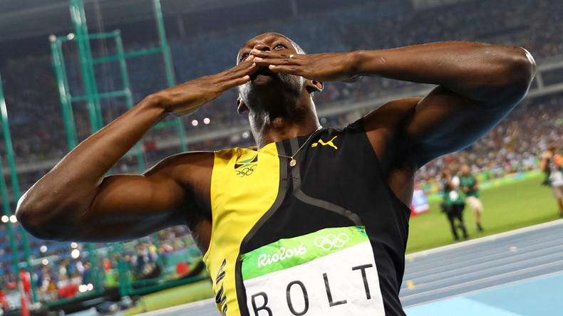 Jamaica celebrates: Bolt beats Gatlin in 100m sprint to ...