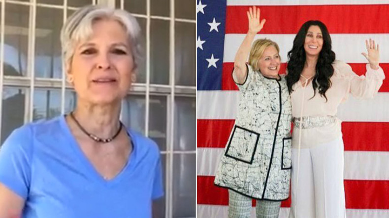 Hillary Clinton parties with Cher, while Jill Stein meets with flooding victims in Louisiana