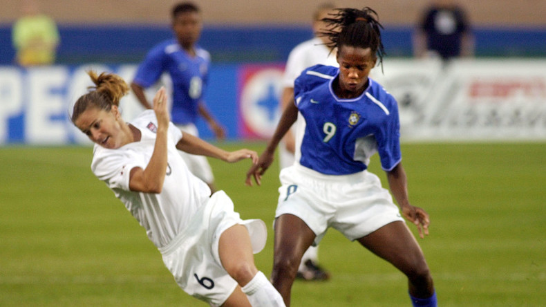 Brandi Chastain on wage equality, Rio 2016 & her famed World Cup kick