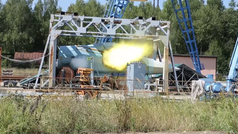 5G fighter’s rapid-fire cannon test-fired in Russia (VIDEO)