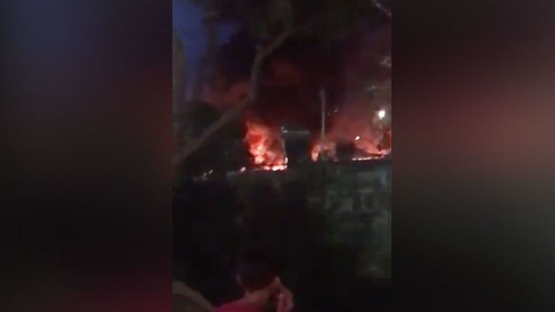 Thousands evacuated as major fire engulfs Greek refugee camp