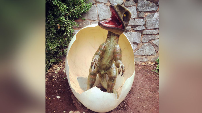 Woman Caught Having Sex With Model Dinosaur At Playground