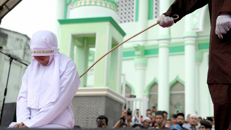 Young Indonesian woman caned for getting ‘too close’ to her boyfriend