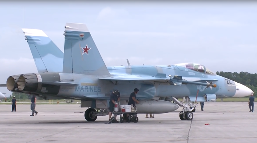 Aggressor squadron? Pics of US jets painted in Russian colors spark Syria false flag conspiracy
