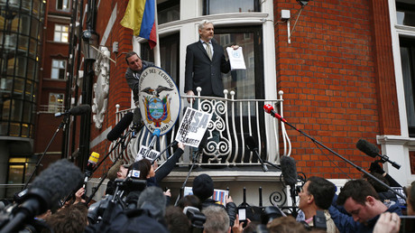 Assange spoke via telephone to a conference in Argentina. © Peter Nicholls