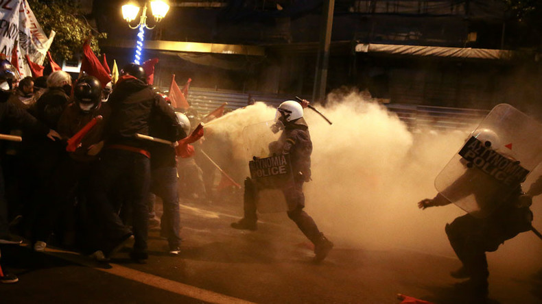 Empty promises: Greek protesters vent outrage over visiting Obama’s NATO & IMF policy