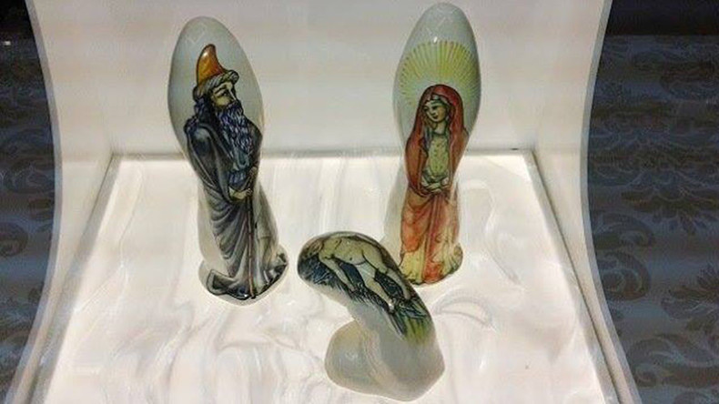 Jesus, Mary and dildos! Spanish sex shop threatened over erotic nativity display