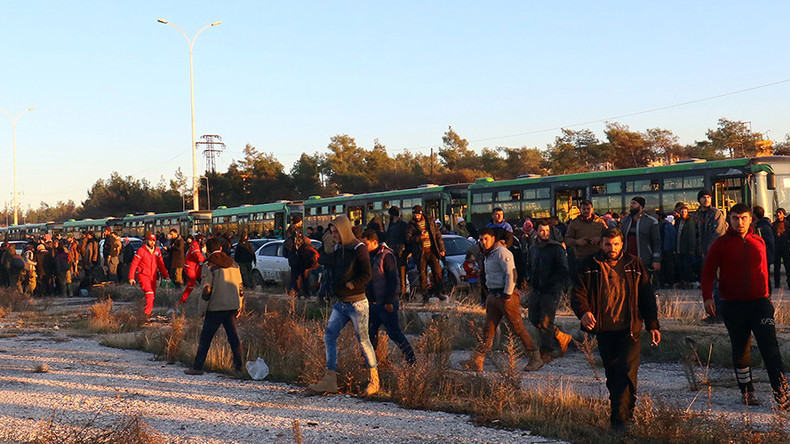 3,000+ militants & their families leave E. Aleppo on Day 1 of evacuation operation – Russian MoD