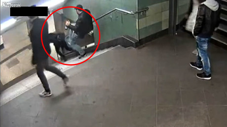 Police arrest Berlin metro attacker who kicked woman down stairs in random act of violence (VIDEO)  