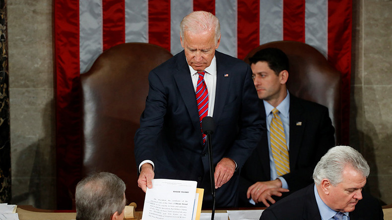 ‘It’s over’: Desperate protests in Congress fail to prevent Trump presidency