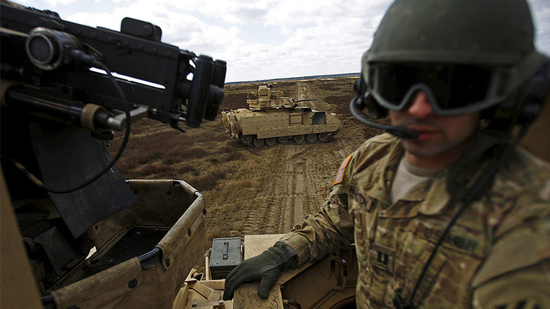 ‘Russophobic hysteria now backed up by massive US troop movements in Europe’