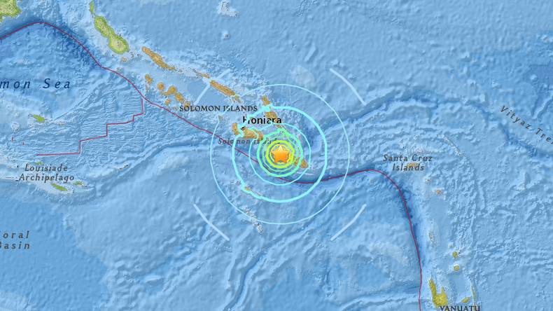 Powerful 6.5 quake strikes near Solomon Islands