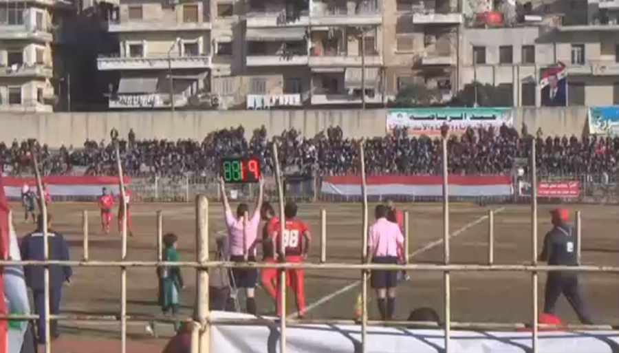 Football begins again in Aleppo after 5 years of fighting (VIDEO)