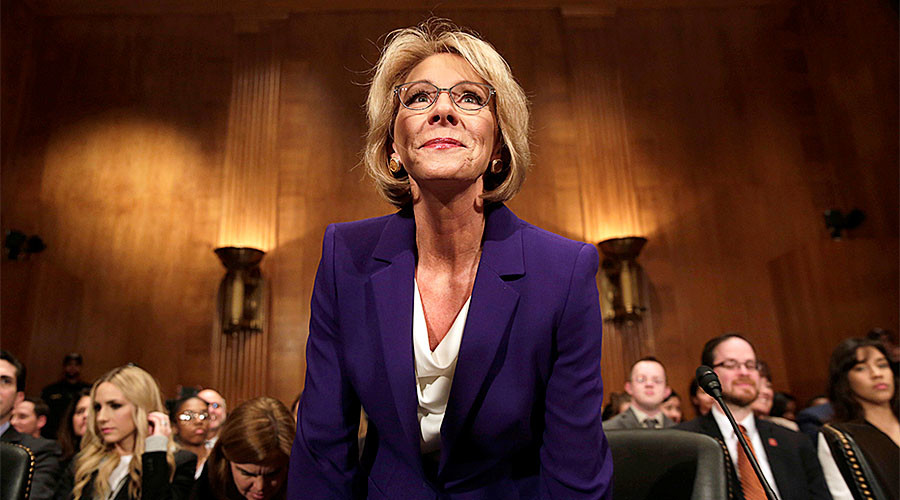 Senate Committee Approves DeVos As Education Secretary — RT USA News