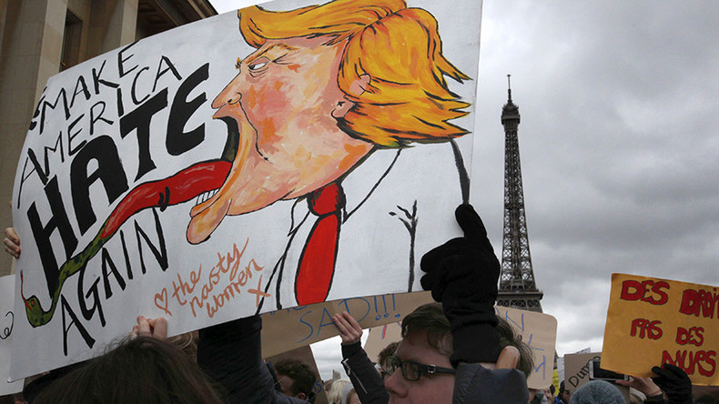 #NoBanNoWall: Anti-Trump protests continue throughout Europe & US