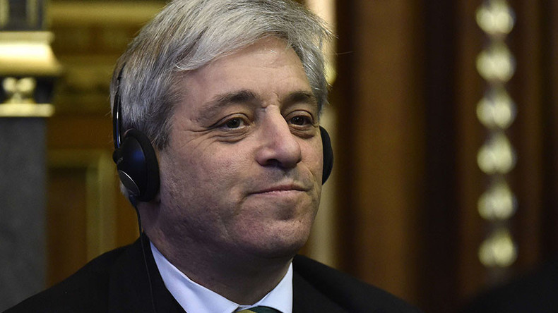 House of Commons Speaker Bercow faces no confidence vote over Trump remarks