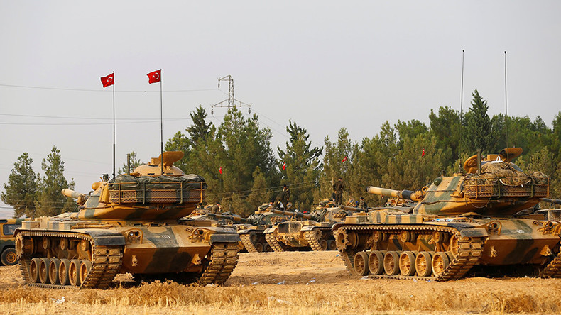 Turkish troops enter ISIS-held Syrian town, Erdogan says army will continue on to Raqqa