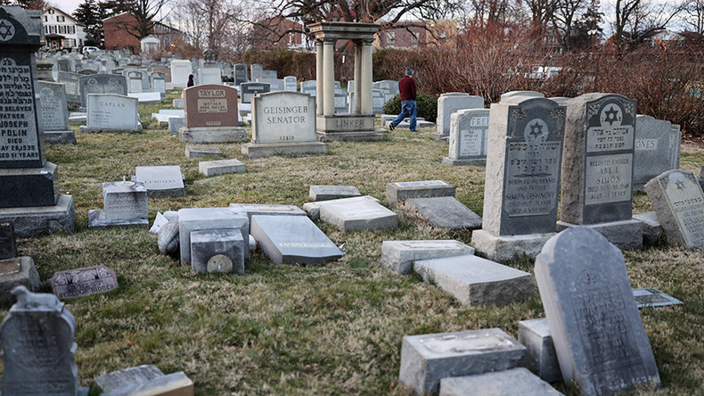 Vandals Topple Scores Of Headstones At Jewish Cemetery In