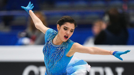 Medvedeva skates into 2nd in short program at European champs after