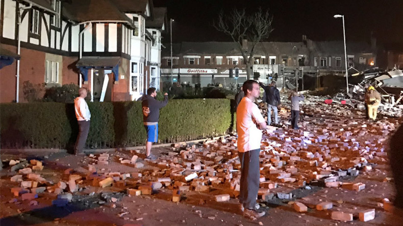 ‘People under rubble’: Over 30 injured in huge ‘gas explosion’ in NW England (VIDEOS, PHOTOS)