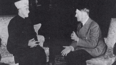 German Fuhrer Adolf Hitler and Grand Mufti of Jerusalem Mohammad Amin Al-Husseini meet in Berlin, 30 November 1941 © HO
