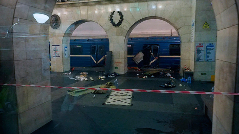 St. Petersburg Metro blast aftermath & investigation