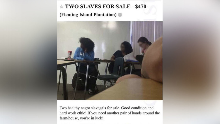 ‘Slavegals for sale’: Student faces expulsion over racist ...