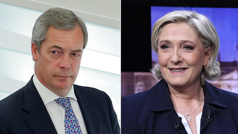 Ex-UKIP leader Nigel Farage has come out in full support of far-right French presidential candidate