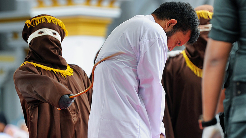 Gay Pair Caned In Indonesia As Crowd Cheers And Takes Pictures — Rt World News