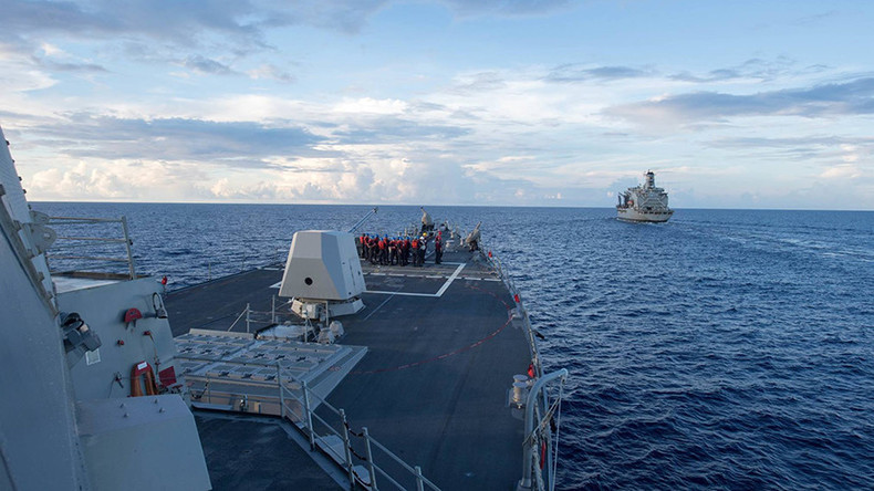 US warship challenges China’s territorial water claims in ‘freedom of navigation’ sail-by – reports