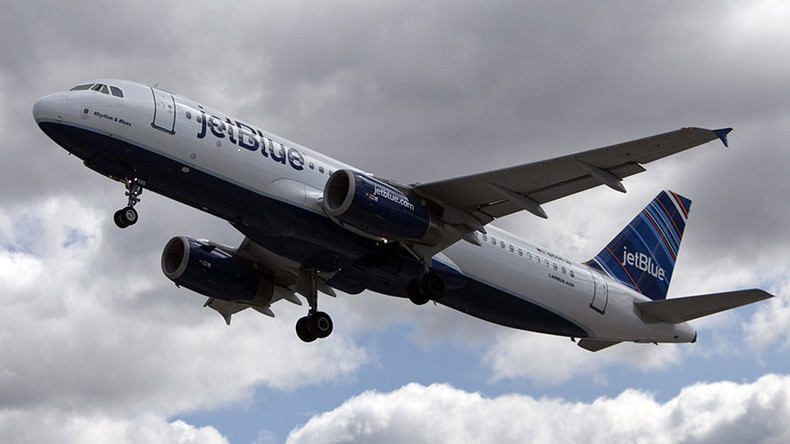 Plane makes emergency landing after laptop battery catches on fire