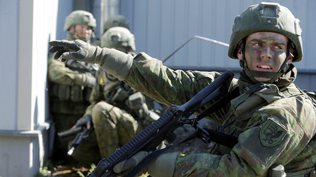 FILE PHOTO: The Spring Storm military exercise, Estonia © Ints Kalnins